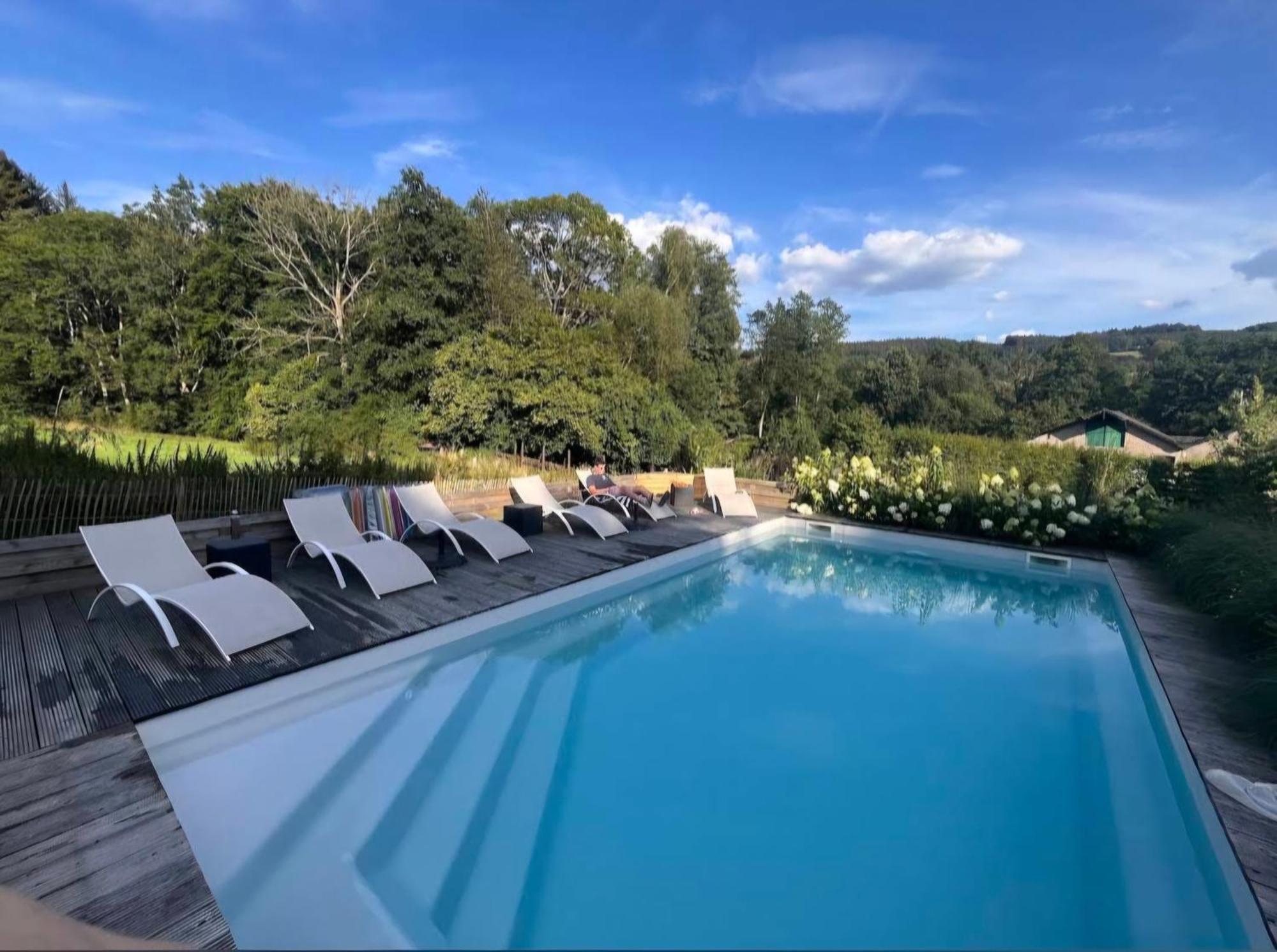 Le Clos Du Cerf - Le Sous-Bois Stoumont Buitenkant foto